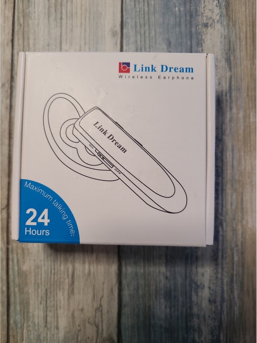 Link Dream Bluetooth Headset Trucker Earpiece Noise Cancelling Gold New Open Box